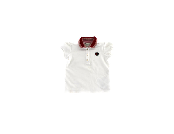 Gucci Red Striped Polo Shirt 18/24 Months