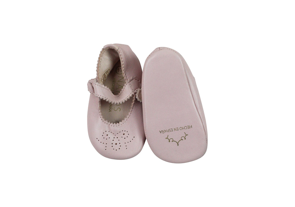 Nanos, Baby Girls Pram Shoes, Size 17