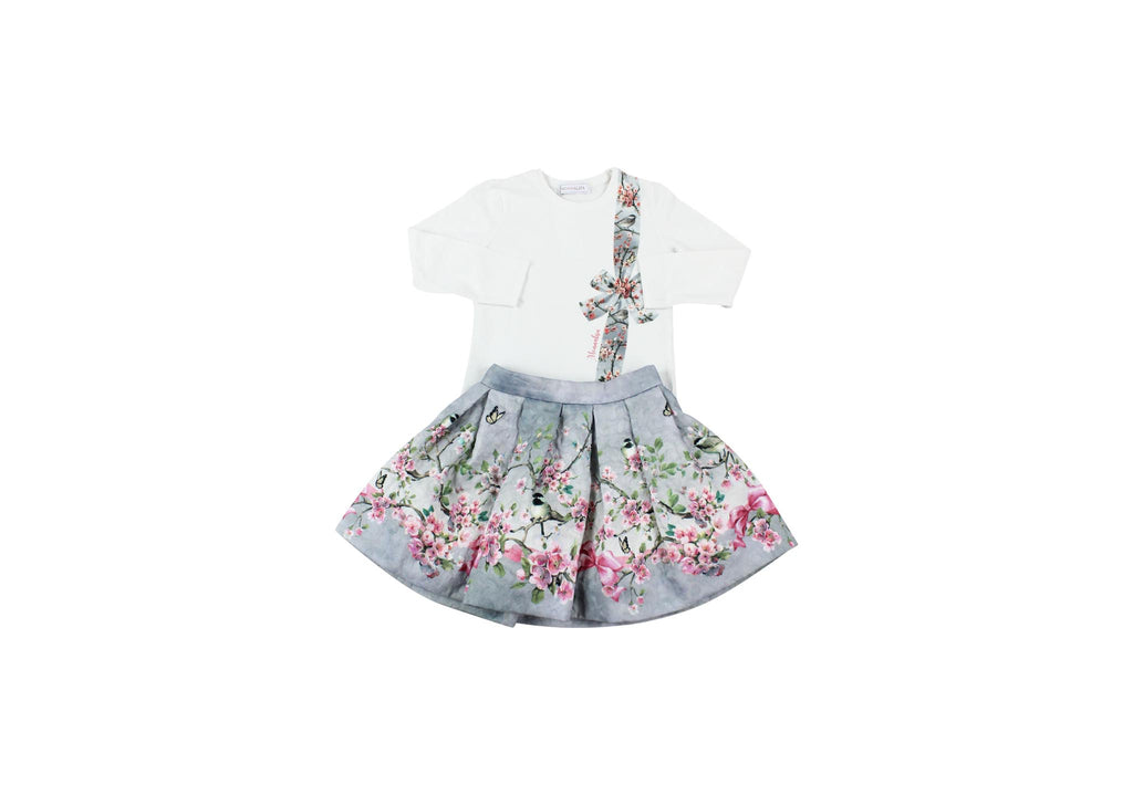 Monnalisa, Girls Top & Skirt Set, 5 Years