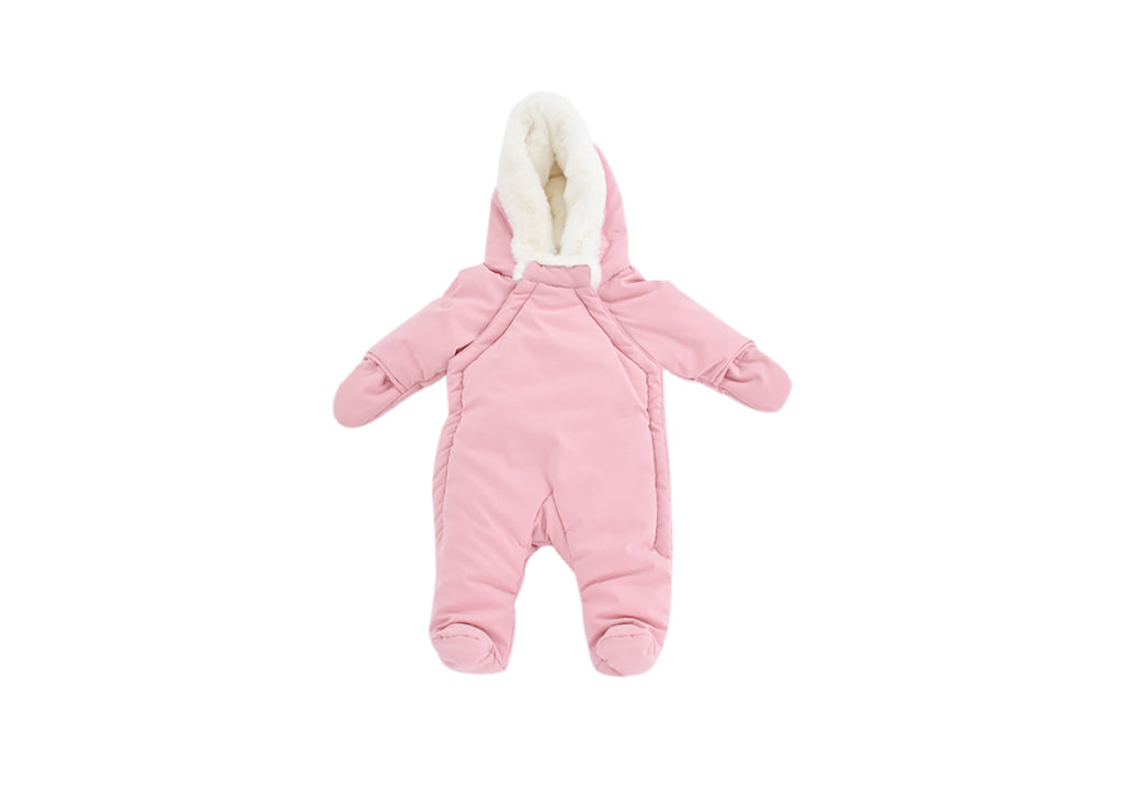 Baby girl fleece sales snowsuit