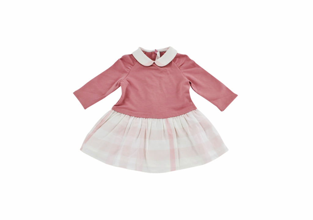 Kid baby dress 3/6 months short factory sleeves Burberry pink