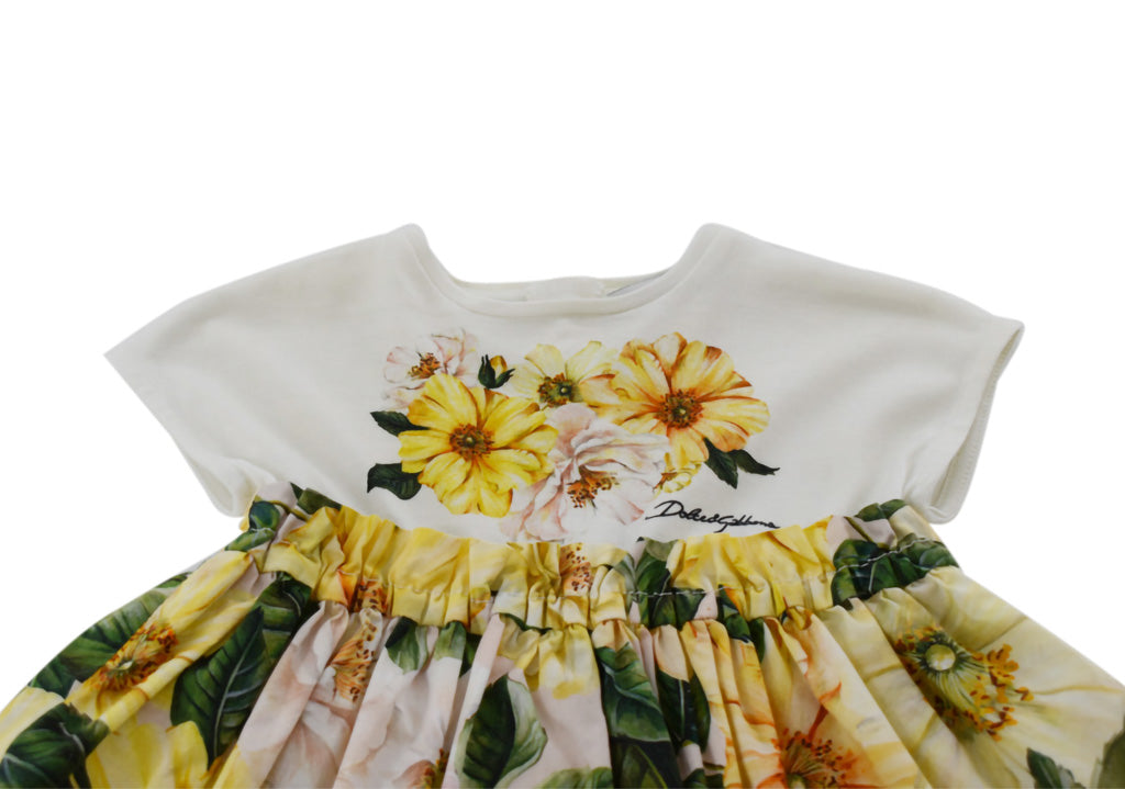 Dolce and shops Gabbana girls floral dress 6-9 months