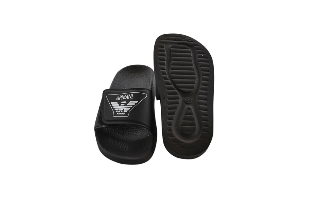 Boys best sale armani sliders