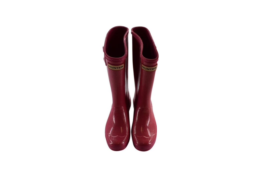 Burgundy hunter wellies best sale