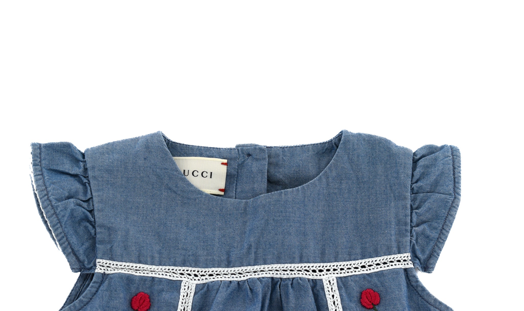 Gucci girls denim dress purchases 24 months